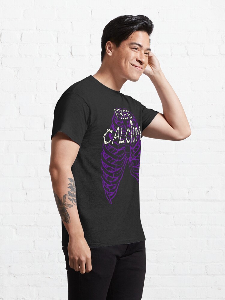 Alternate view of Free Calcium - Funny Ribcage Classic T-Shirt