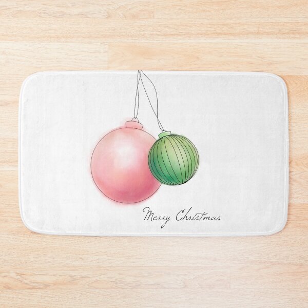 Artikelvorschau, Minimalistische Aquarellkarte der frohen Weihnachten entworfen und verkauft von JanaMJ.