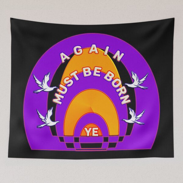 Item preview,  YE MUST BE BORN AGAIN - BIBLE VERSE designed and sold by Ralek.