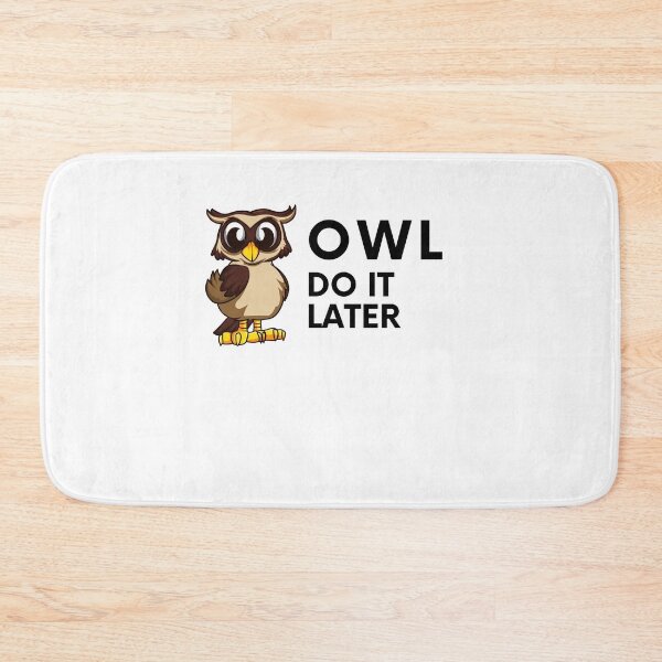 Item preview, Owl Do It Later designed and sold by Emerg-Apparel.