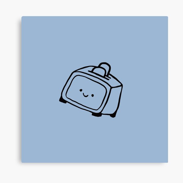 Happy Toaster Canvas Print