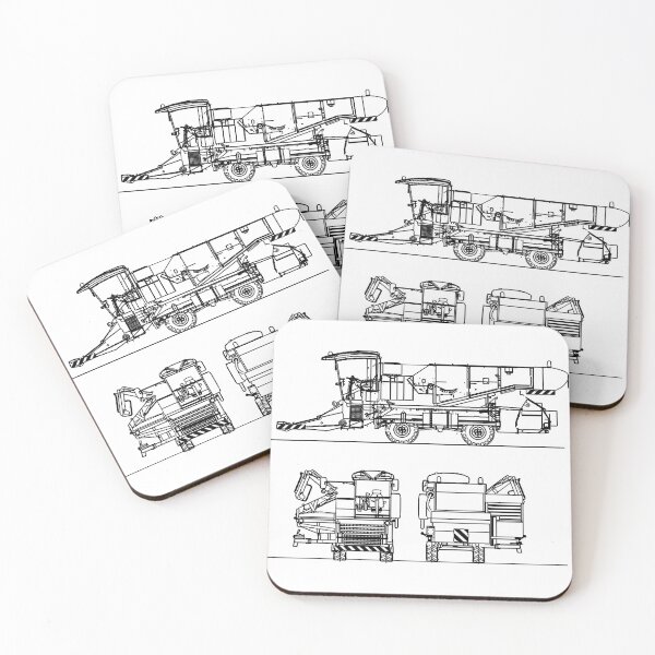 Item preview, Harvester Blueprint Black designed and sold by Auto-Prints.