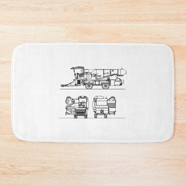 Item preview, Harvester Blueprint Black designed and sold by Auto-Prints.