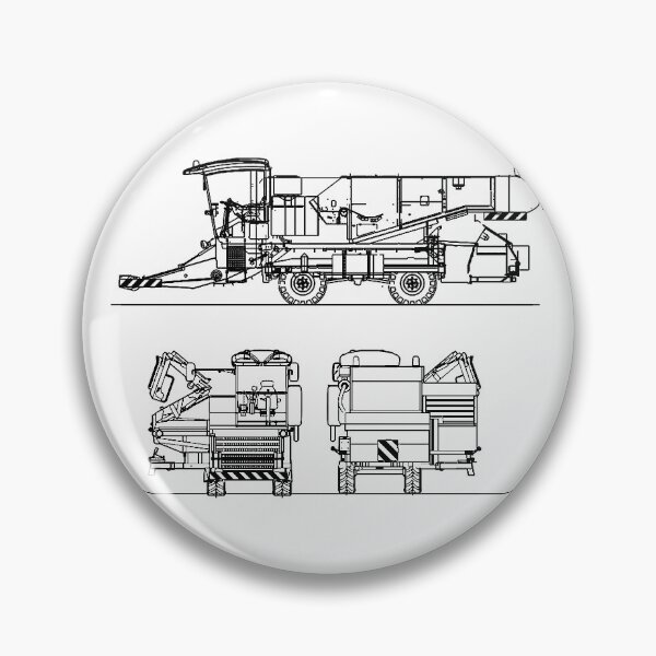 Item preview, Harvester Blueprint Black designed and sold by Auto-Prints.
