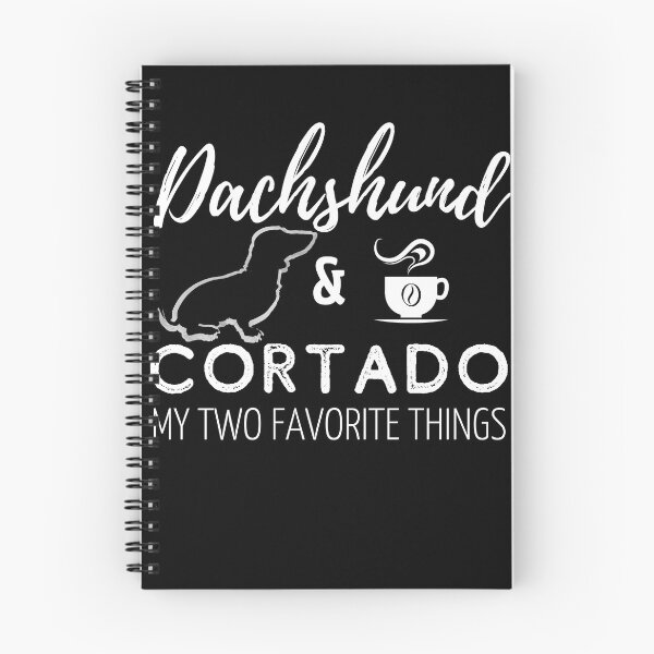 Item preview, Dachshund & Cortado Print | black designed and sold by TheDachshund.