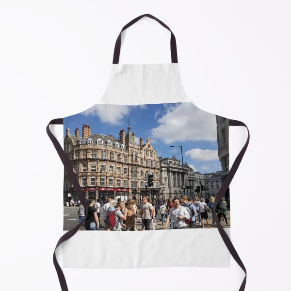 Item preview, Bustling Street in London designed and sold by RotondoArt.