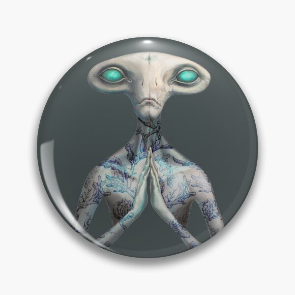 Item preview, Alien with the blooming branch tattoo designed and sold by Ivan-Kovalevsky.