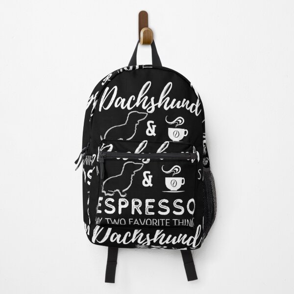 Item preview, Dachshund & Espresso Print | black designed and sold by TheDachshund.