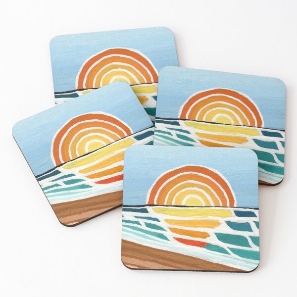 Item preview, Seascape Sunset Ocean Lover designed and sold by erinbelkin.