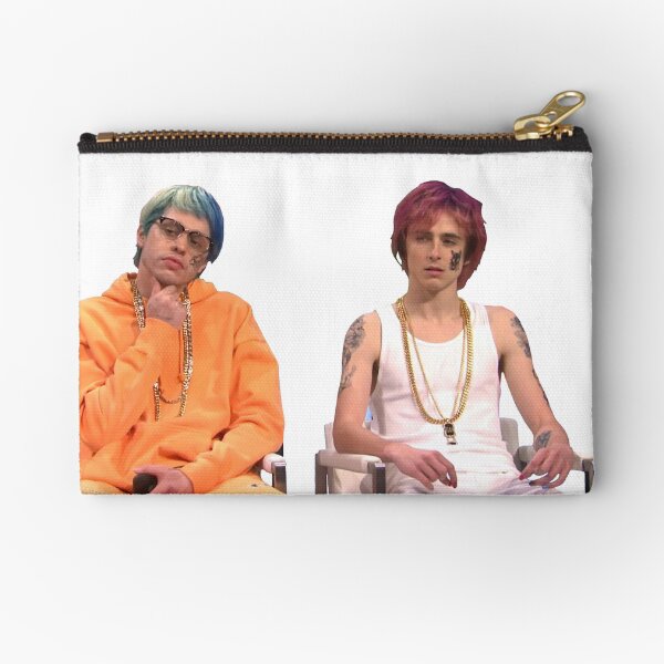 Vista previa del artículo con la obra «timothee chalamet pete davidson yeet skrrt - zan mob, guaplord, smokecheddathaassgetta también conocido como $mokecheddathaassgetta», diseñado y vendido por cameronbaba.