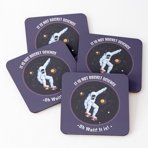 Item preview, It's Not Rocket Science - Skateboard on Space designed and sold by teeters-ind.