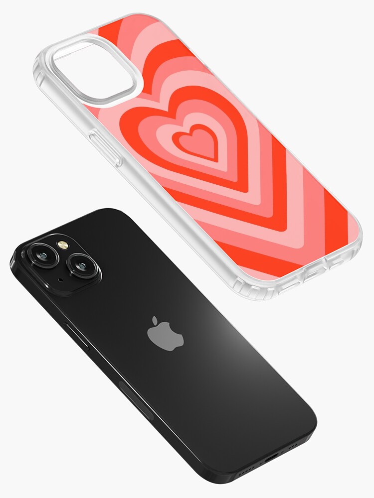 Aesthetic Red Heart Pattern iPhone Case for Sale by STAR10008