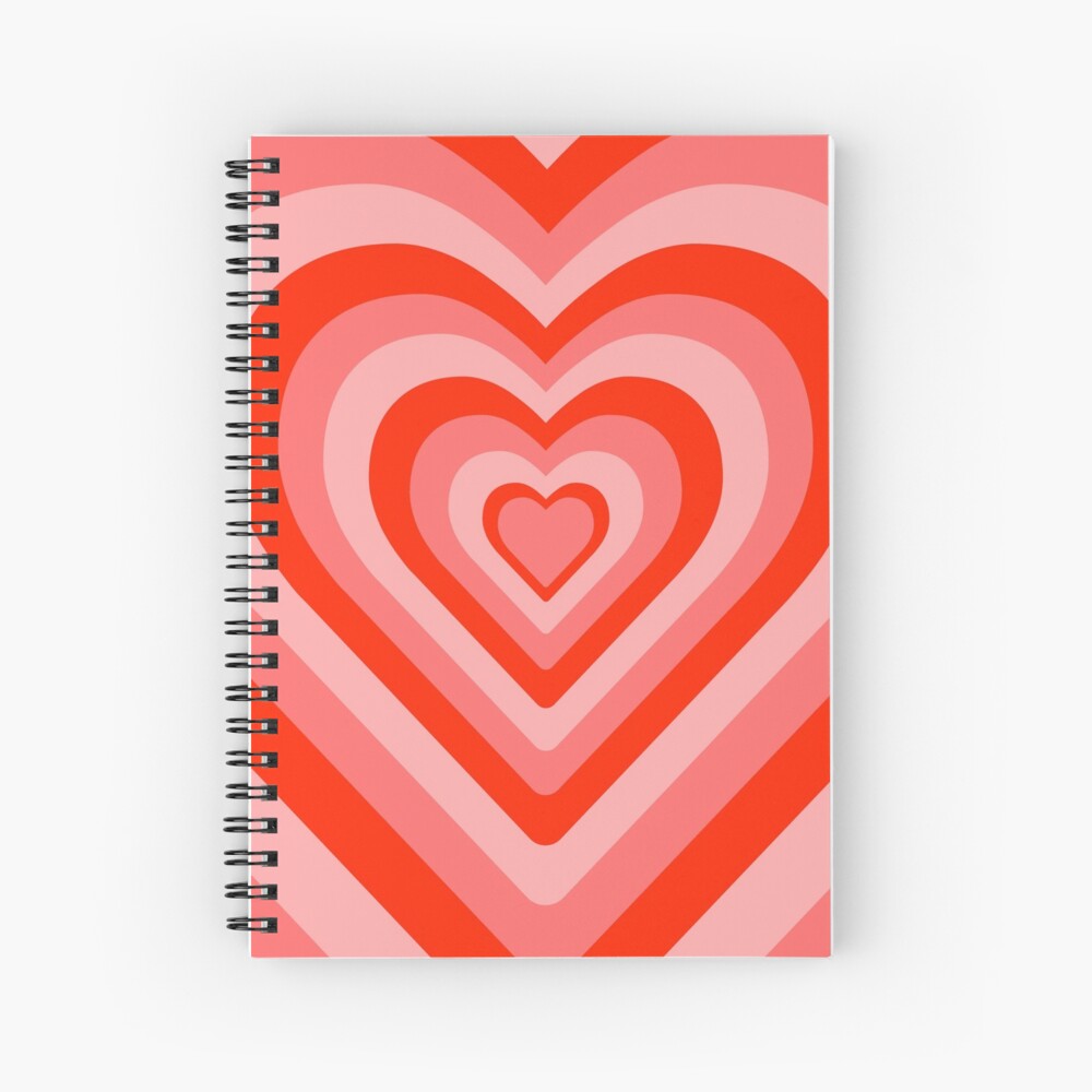 List Flyer Notepad Red Creative Heart