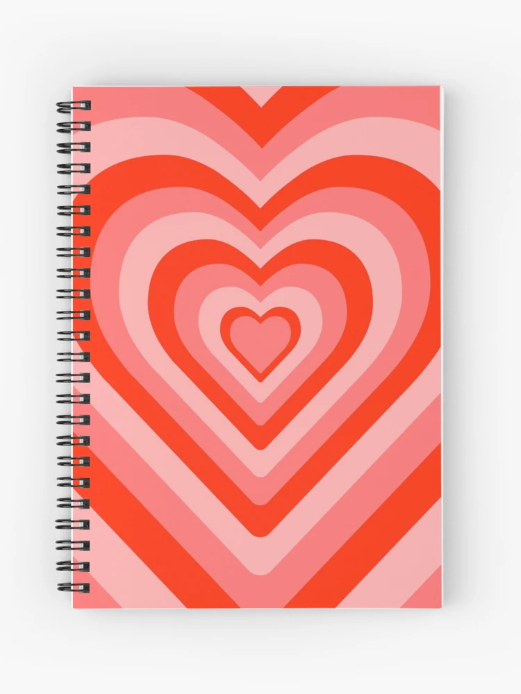 Red Heart Aesthetic Notebook: Valentines Aesthetic Heart Notebook Journal  for Teens: Lavish: Books 
