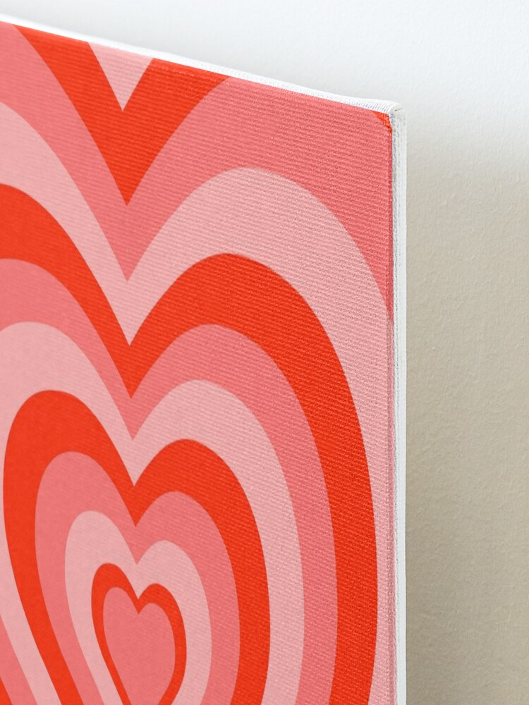 Aesthetic Red Heart Pattern | Magnet