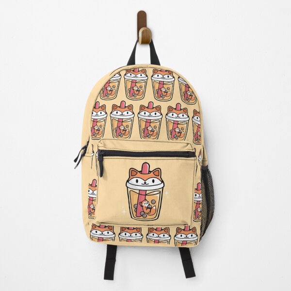 Item preview, Bubble Tea with Cute Kawaii Fox Inside designed and sold by BobaTeaMe.