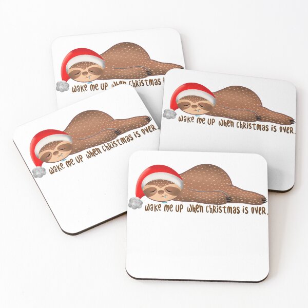 Item preview, Wake me up when Christmas is over. designed and sold by EverAfterInk.