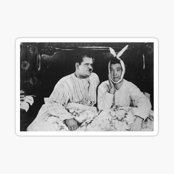 Laurel and Hardy Sticker