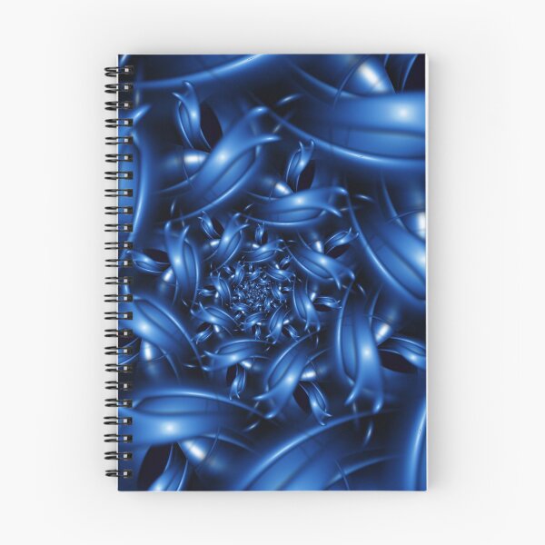 Item preview, Electric Blue Spiral Fractal designed and sold by Kitty Bitty.