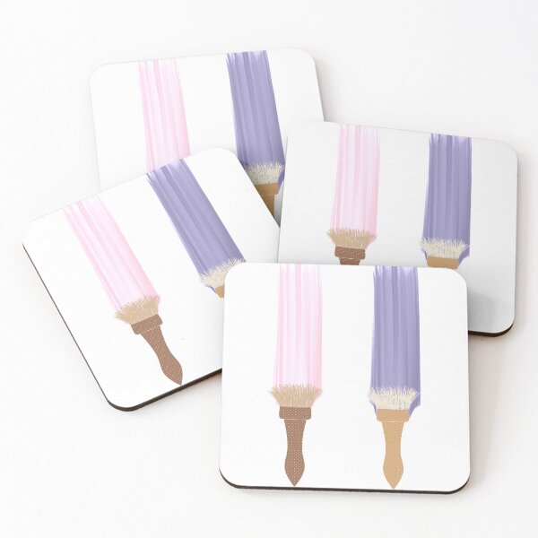 Item preview, Pink & purple paint brush designed and sold by GdaySnoopy.