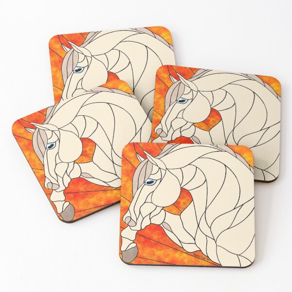 Item preview, Cremello Stallion  designed and sold by SunsetLunaArt.