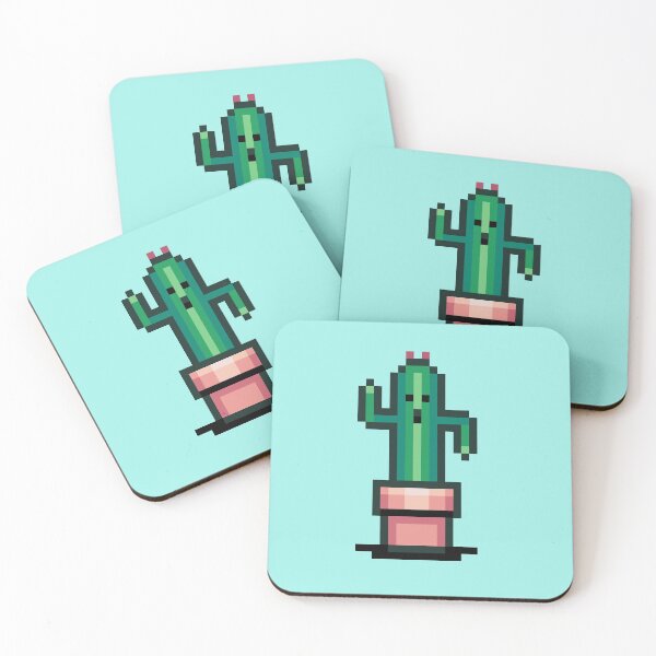 Item preview, Potted Cactuar designed and sold by Shy Guy's Pixels.