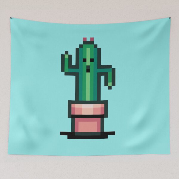 Item preview, Potted Cactuar designed and sold by Shy Guy's Pixels.