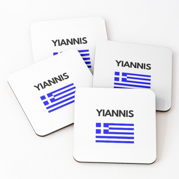 Item preview, Yiannis Greek Name with Greek Flag Design designed and sold by TheGreekGuy.