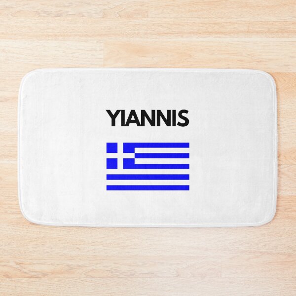 Item preview, Yiannis Greek Name with Greek Flag Design designed and sold by TheGreekGuy.