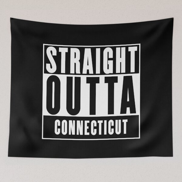 Item preview, Straight Outta Connecticut designed and sold by RandomStuffShop.