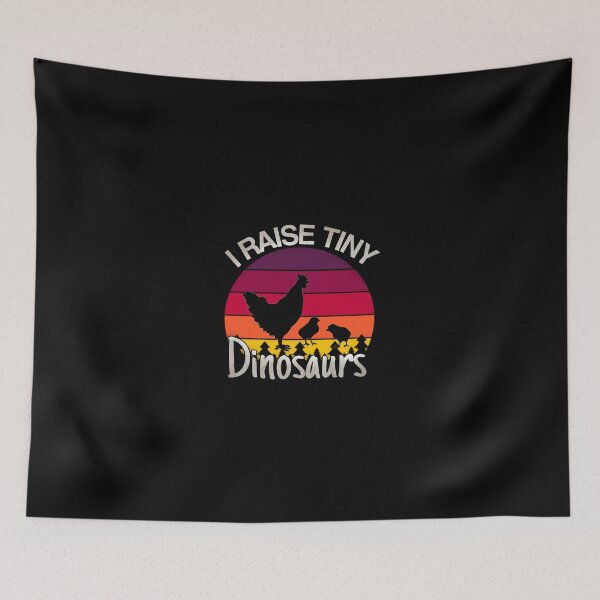 Item preview,   I RAISE TINY dinosaurs vintage retro designed and sold by Mohamed allbdrany.