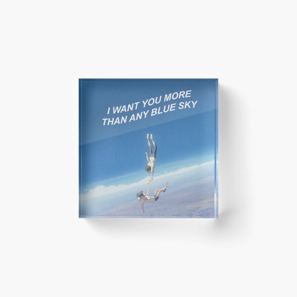 Item preview, I want you more than any blue sky - weathering with you falling scene designed and sold by koolpingu.