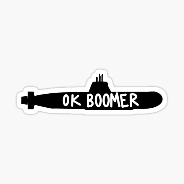 Item preview, Okay boomer sub designed and sold by soapboxturtles.