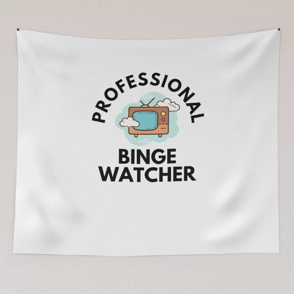 Artikelvorschau, Professioneller Binge Watcher entworfen und verkauft von Emerg-Apparel.