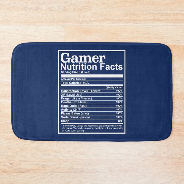 Item preview, Gamer Nutrition Facts funny gaming video games lover gift designed and sold by alenaz.