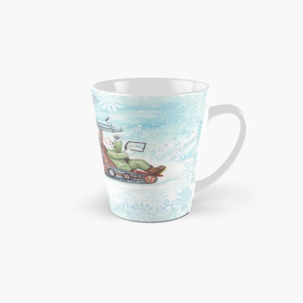 Leonardo's Ice Making Machine Christmas Cards Tall Mug