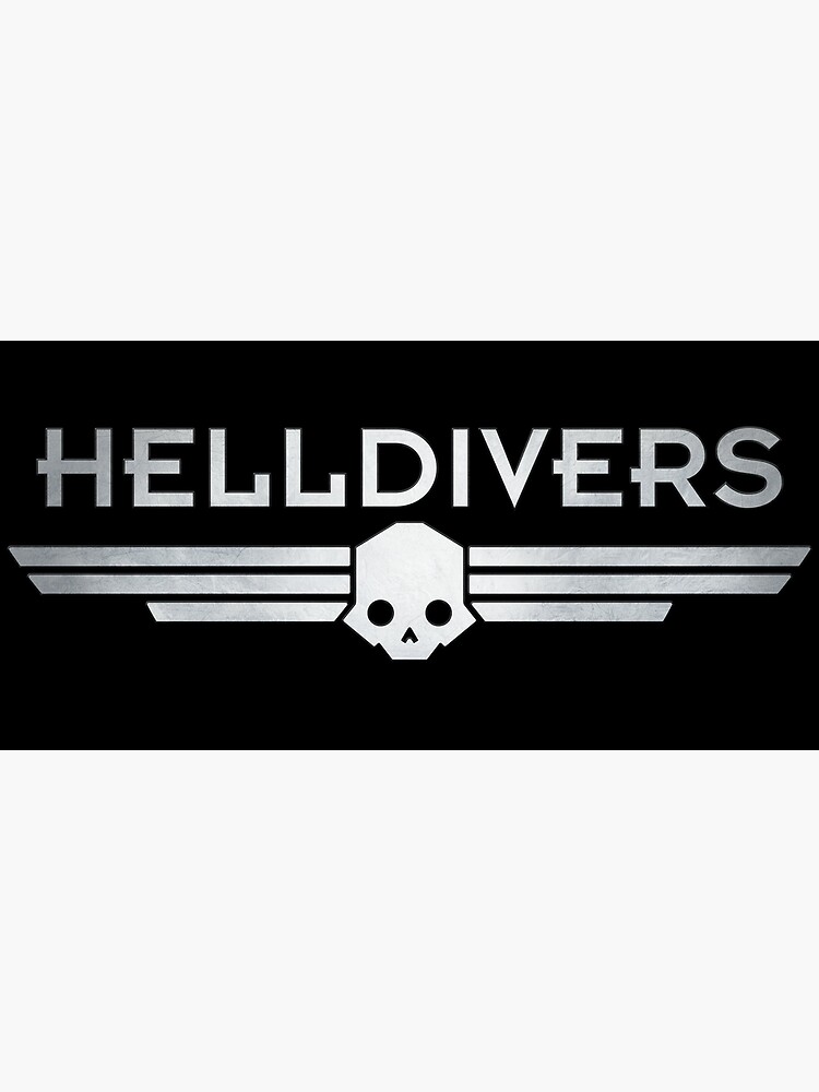 Helldivers Logo Art Print By Kirkdstevens Redbubble