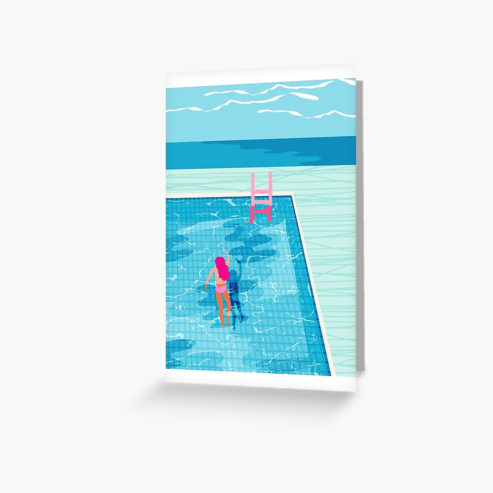アート・デザイン・音楽 Swimming Pool by Marie Stabn Simply Amazing - Violin shaped custom designed swimming pool