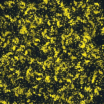 Artwork thumbnail, Abstract Splashes Yellow by RADesigns21