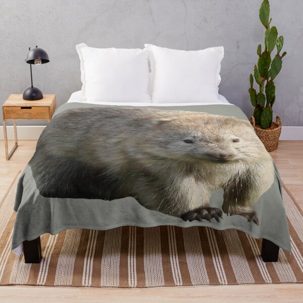 Wombat Throw Blanket