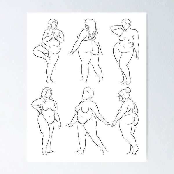 Pin by Andrea Rot on Tfg 2 | Body reference drawing, Body positivity art,  Anatomy sketches