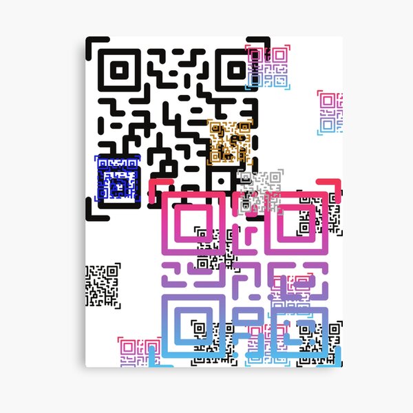 Qr design Canvas Print