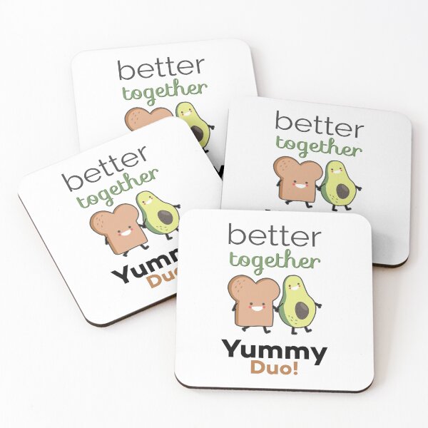Item preview, Avacado Toast Yummy Duo Cute Avocado Kawaii Food designed and sold by Scratches Tees.