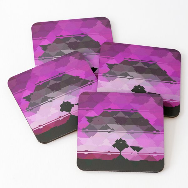 Item preview, Rose and black Geometric Triangles Designs  designed and sold by AYACHI90.
