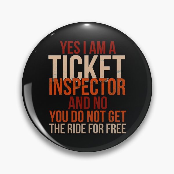 Item preview, Public transport ticket inspector designed and sold by honksunited.