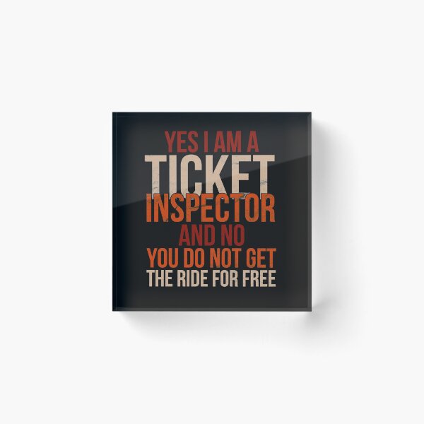 Item preview, Public transport ticket inspector designed and sold by honksunited.