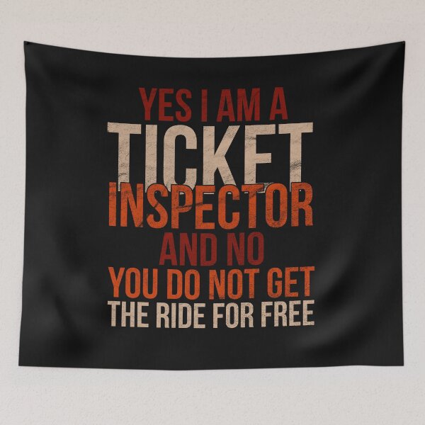 Item preview, Public transport ticket inspector designed and sold by honksunited.