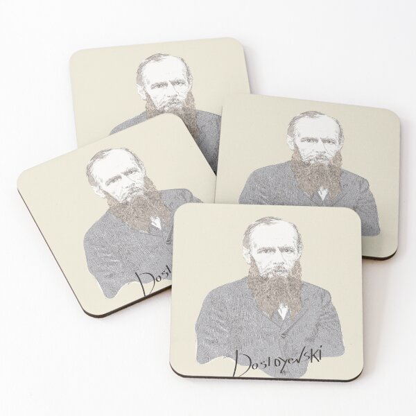 Item preview, Fyodor Dostoyevsky portrait designed and sold by Emi Yañez.