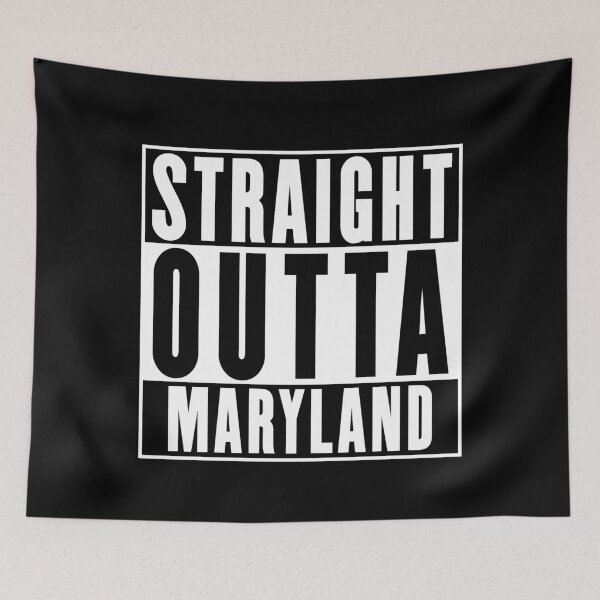 Item preview, Straight Outta Maryland designed and sold by RandomStuffShop.