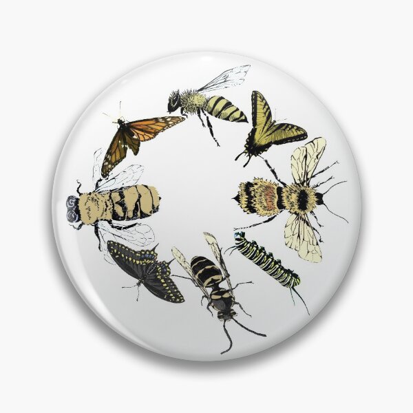 Item preview, Pollinator Mandala designed and sold by WildLifeCeramic.